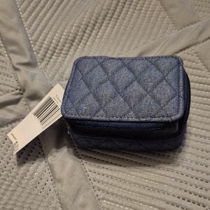 NEW Quilted Blue Veea Bradley Pill Holdee